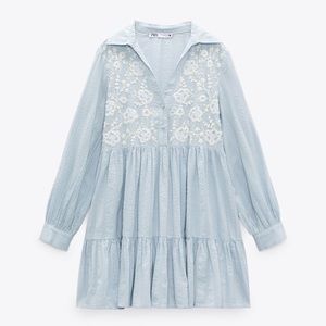 Zara embroidered dress (1 day sale!)
